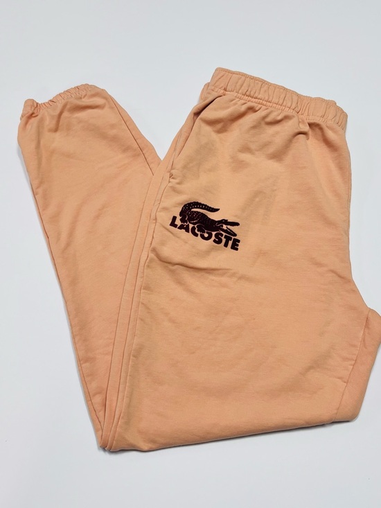 Lacoste Pants - Lacoste Peach Lounge Pants Joggers Elastic Waist Logo Size L